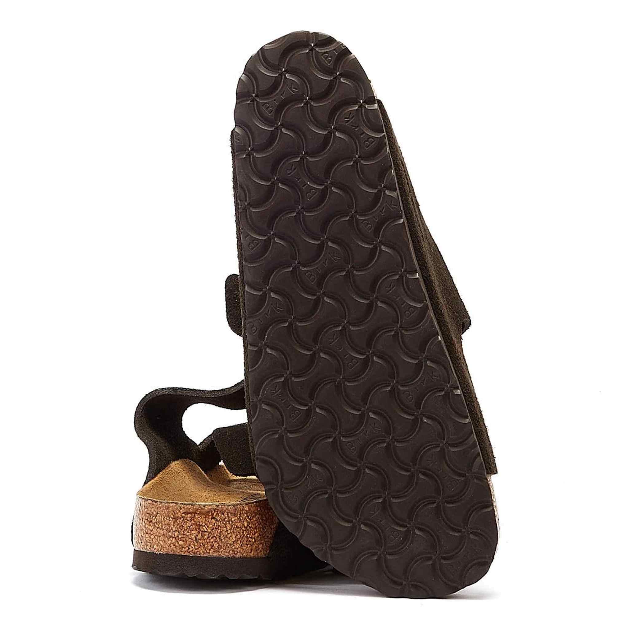 Birkenstock Men's Arizona Soft Footbed SFB Open Toe Sandals, Mocca, 8 Birkenstock