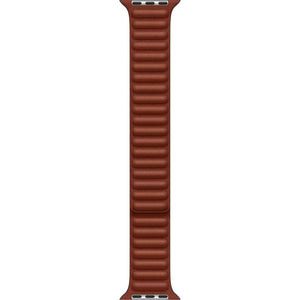 Apple Watch Band - Leather Link 45mm - Umber - M/L