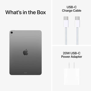 Apple iPad Air 11-inch with M3 chip Built for Apple Intelligence, Liquid Retina Display, 128GB, 12MP Front/Back Camera, Wi-Fi 6E, Touch ID, All-Day Battery Life - Space Gray - Reconditioned