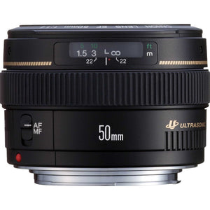 Canon EF 50mm f/1.4 USM Standard & Medium Telephoto Lens for Canon SLR Cameras - Fixed - Used Canon