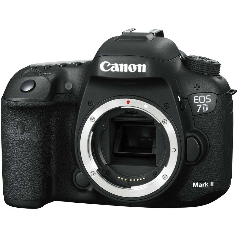 Canon EOS 7D Mark II DSLR Camera Body w International Model with Extra Accessory Bundle