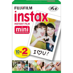 Fujifilm Instax Mini 9 Instant Camera Flamingo Pink with 20 Mini Films Bundle Fujifilm