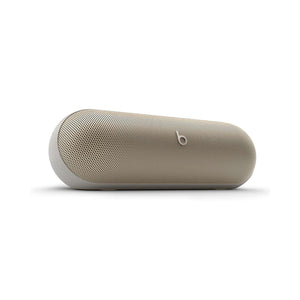 Beats Pill - Wireless Bluetooth Speaker and Portable Charger via USB-C - Up to 24 Hours Battery Life, IP67 Water Resistant, Apple & Android Compatible, Built-in Microphone - Champagne Gold Beats