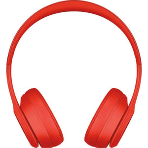 Beats by Dre - Beats Solo3 Wireless On-Ear Headphones - Citrus Red Renewed - Reconditioned