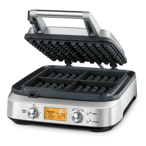 Breville BWM640XL Smart 4-Slice Waffle Maker, Silver Breville