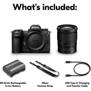 Nikon Z6III FX-format Mirrorless Camera Body w/NIKKOR Z 24-70mm f/4 S