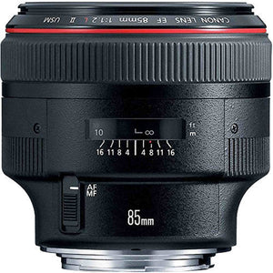 Canon EF 85mm f/1.2L II USM Lens for Canon EF Mount + Accessories International Model with 2 Year Warranty - Used Canon