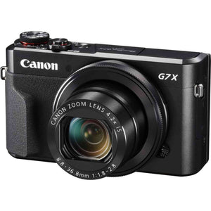 Canon PowerShot G7 X Mark II Digital Camera 1066C001 + 64GB Card + More - Reconditioned