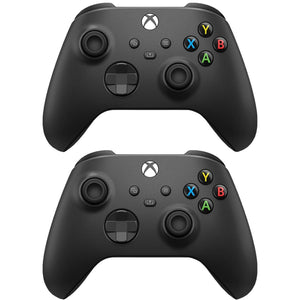 Microsoft Xbox Core Wireless Controller 2-Pack Bundle - Carbon Black - Xbox Series X|S, Xbox One, and Windows Devices Microsoft