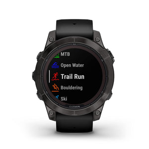 Garmin fēnix 7 Pro Sapphire Solar, Multisport GPS Smartwatch, Built-in Flashlight, Solar Charging Capability, Black Garmin