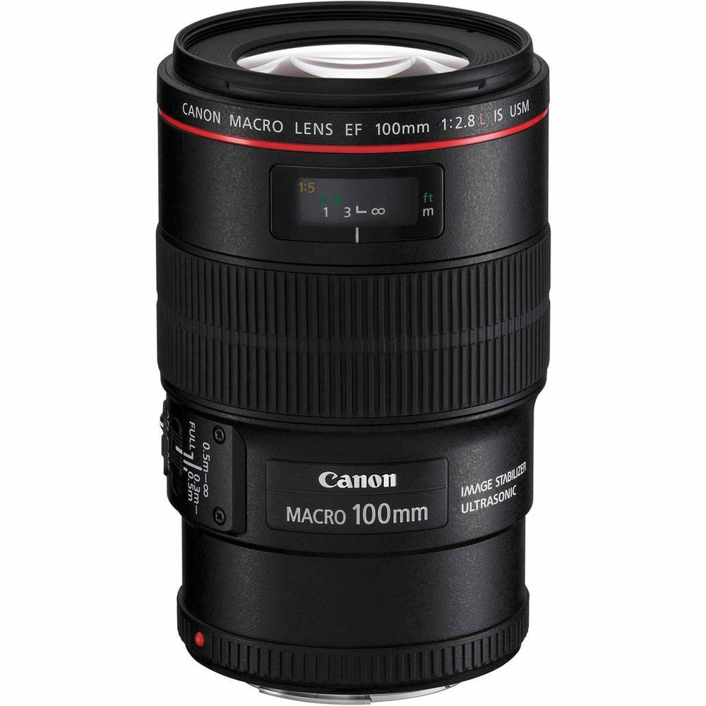 Canon EF 100mm F/2.8L Macro is USM Lens for Canon 6D, 5D Mark IV, 5D Mark III, 5D Mark II, 6D Mark II, 5Dsr, 5Ds, 1Dx, 1