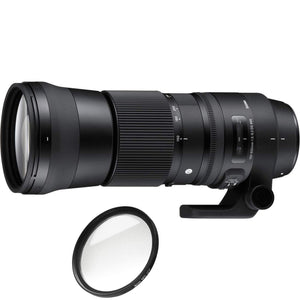 Sigma 150-600mm f/5-6.3 DG OS HSM Contemporary Lens for Nikon F with Pro Filter Certified Refurbished - Reconditioned Sigma
