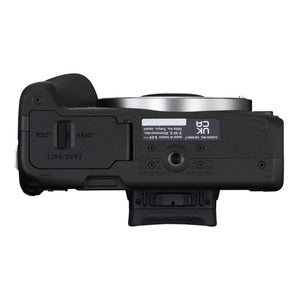 Canon EOS R50 Mirrorless Vlogging Camera Body Only/Black , RF Mount, 24.2 MP, 4K Video, DIGIC X Image Processor, Subject Detection & Tracking, Compact, Smartphone Connection, Content Creator - Reconditioned Canon