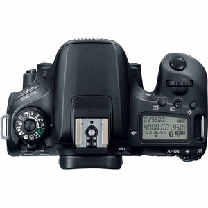 Canon EOS 77D DSLR Camera with 18-55mm is STM Lens + UV FLD CPL Filter Kit + 4 PC Macro Kit + Wide Angle & Telephoto Len Canon