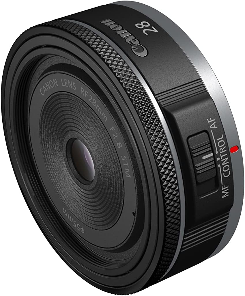 Canon RF28mm F2.8 STM Lens, RF Mount, Wide-Angle
