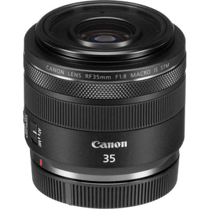 Canon RF 35mm f/1.8 IS Macro STM Lens 2973C002 + Filter + Lens Pouch + More - Reconditioned Canon