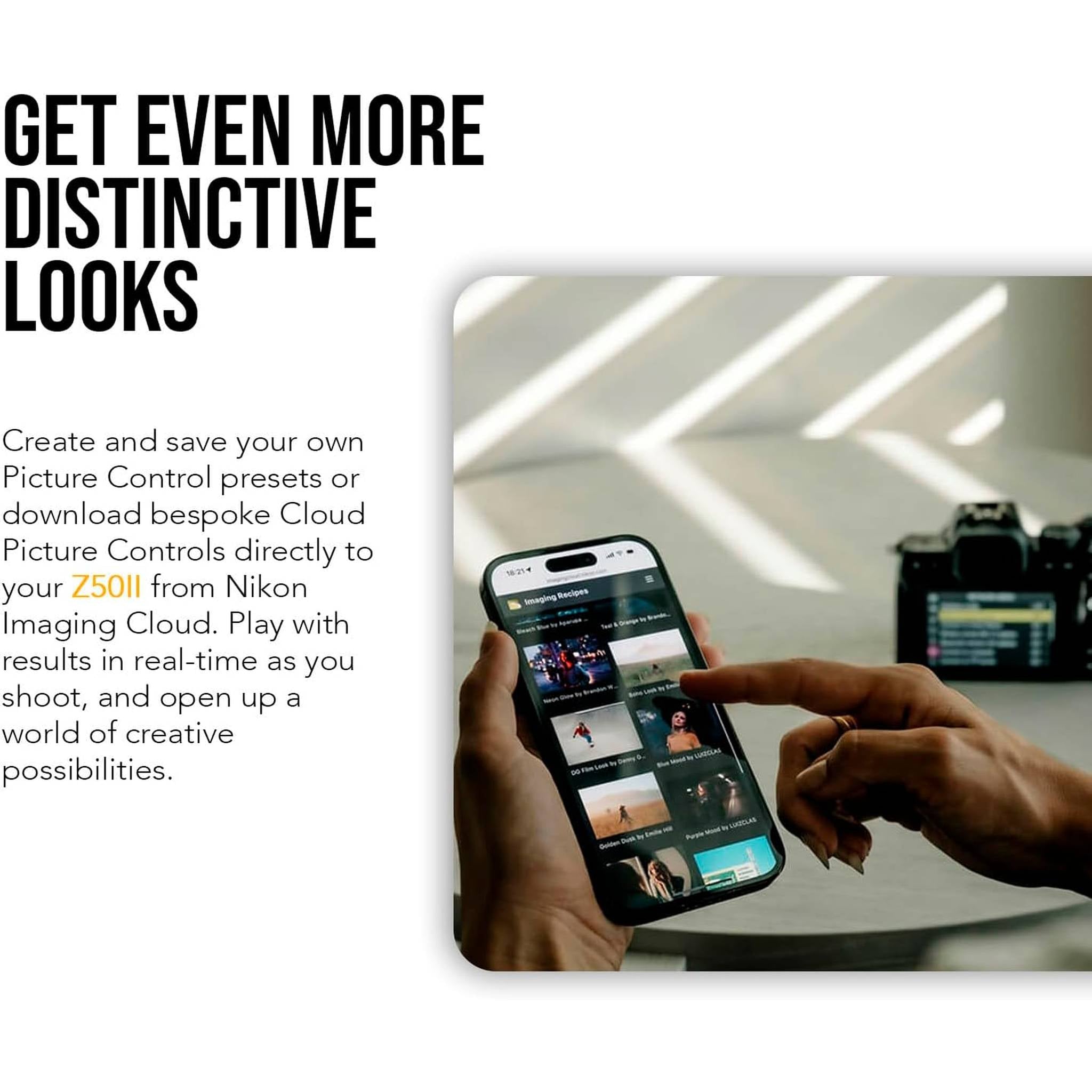 Nikon Z50 II 20.9 MP DX-Format Lightweight and Compact Mirrorless Camera with 16-50mm Lens Bundle with Nikon FTZ II Mount Adapter 2 Items