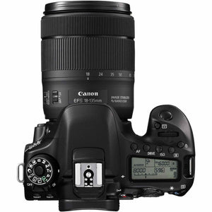Canon EOS 80D DSLR Camera with 18-135mm Lens Accessory Bundle w/Cleaning Kit Canon