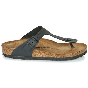 Birkenstock Women's Flip Flop Sandals, Metallic Silver Birko Flor, 7 Birkenstock