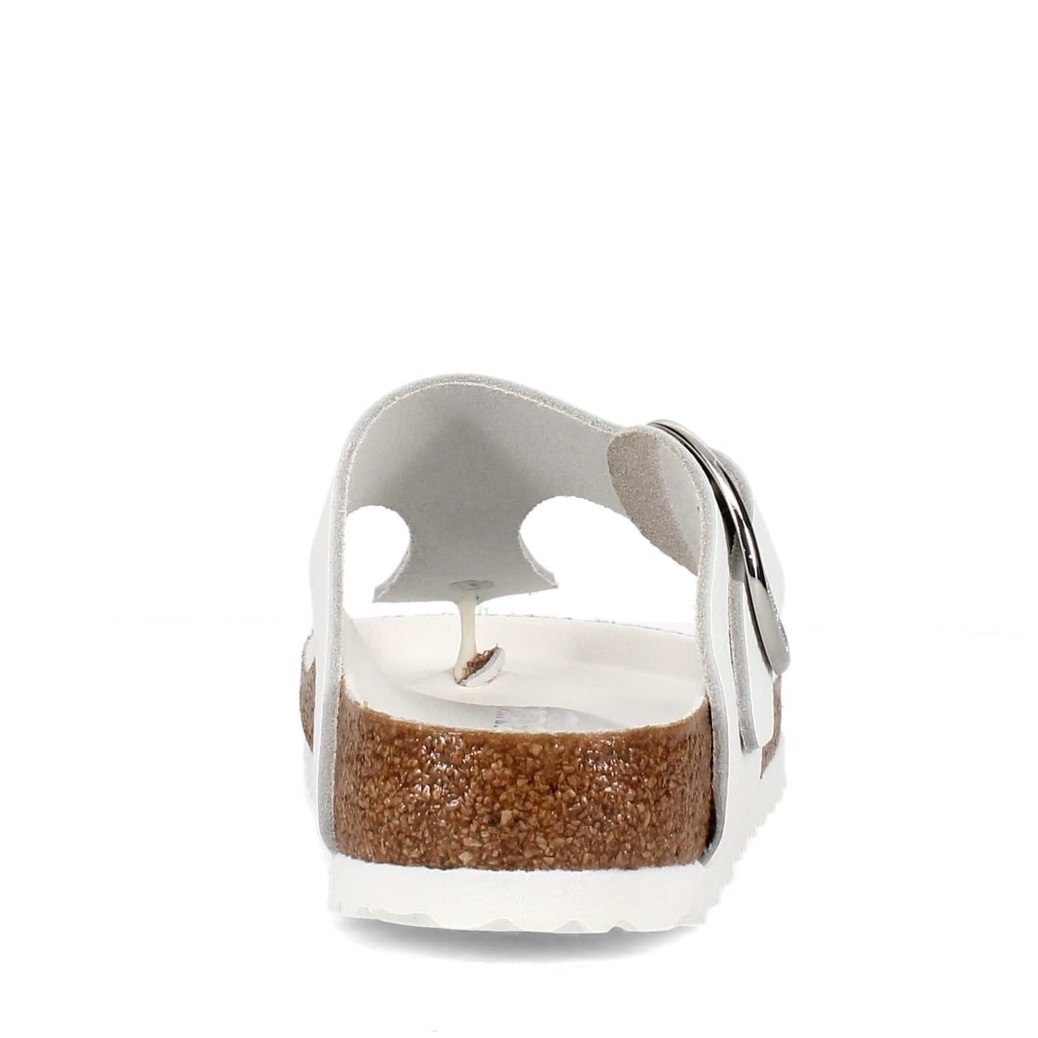 Birkenstock Women's Gizeh Big Buckle Sandals, White, 7 Medium US