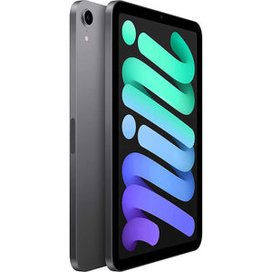 Apple iPad Mini 6 64GB, Wi-Fi, Space Gray Bundle with Purple Paisley Sleeve - Like New Apple