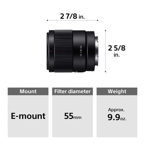 Sony FE 35mm F1.8 Large Aperture Prime Lens SEL35F18F - Used Sony