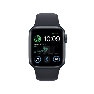 Apple Watch SE 2nd Gen GPS + Cellular 40mm Smart Watch w/Midnight Aluminum Case & Midnight Sport Band - M/L. - Used Apple
