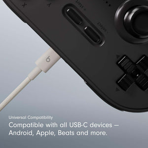 Beats USB-C to USB-C Woven Cable Fast Charging Durable/Tangle-Free Compatible Charger for Apple & Android Devices 1.5 m, 5 ft - Surge Stone