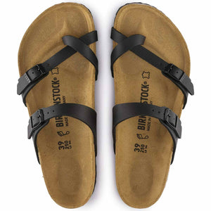 BIRKENSTOCK Women's Mayari Sandals, Black Birko-Flor, 41 R EU, 10-10.5 M US Birkenstock