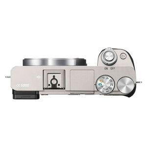Sony Alpha a6000 Mirrorless Digital Camera 24.3MP SLR Camera with 3.0-Inch LCD - Body Only Silver - Used Sony