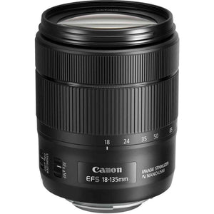 Canon EF-S 18-135mm f/3.5-5.6 IS USM Lens 1276C002 + Filter Kit + More - Reconditioned Canon