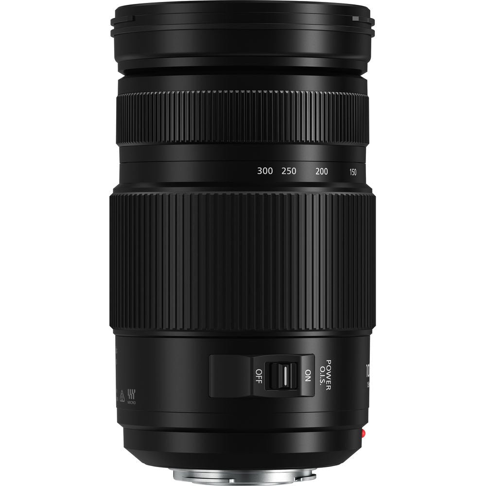 Panasonic Lumix G Vario 100-300mm f/4-5.6 II Power O.I.S. Lens for Micro Four Thirds Mount + Accessories International