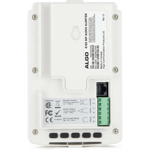 Algo 8180 IP Paging and SIP Loud Ringer Audio Alerter ALGO