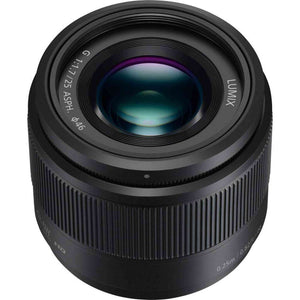 Panasonic Lumix G 25mm f/1.7 ASPH. Lens + Deluxe Lens Cleaning Kit