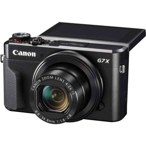 Canon PowerShot G7 X Mark II Digital Camera 1066C001 + 64GB Card + More - Reconditioned