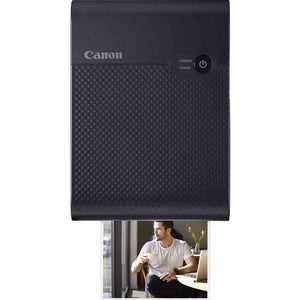 Canon SELPHY Square QX10 Portable Photo Printer with Wi-Fi Connectivity Black - Reconditioned Canon