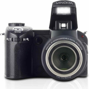 Minolta MN24Z 33 MP / 1080p HD Digital Camera w/Interchangeable Lens Kit Black Minolta