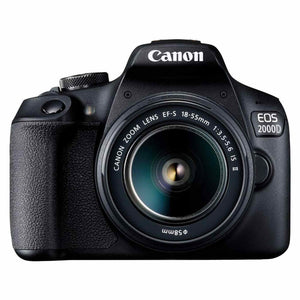 Canon EOS 2000D Rebel T7 DSLR Camera + 18-55mm III Kit - Used Canon