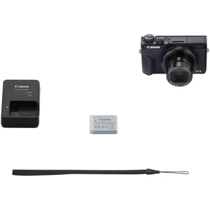 Canon PowerShot Digital Camera G7 X Mark III with Wi-Fi & NFC, LCD Screen and 4K Video - Black - Reconditioned Canon