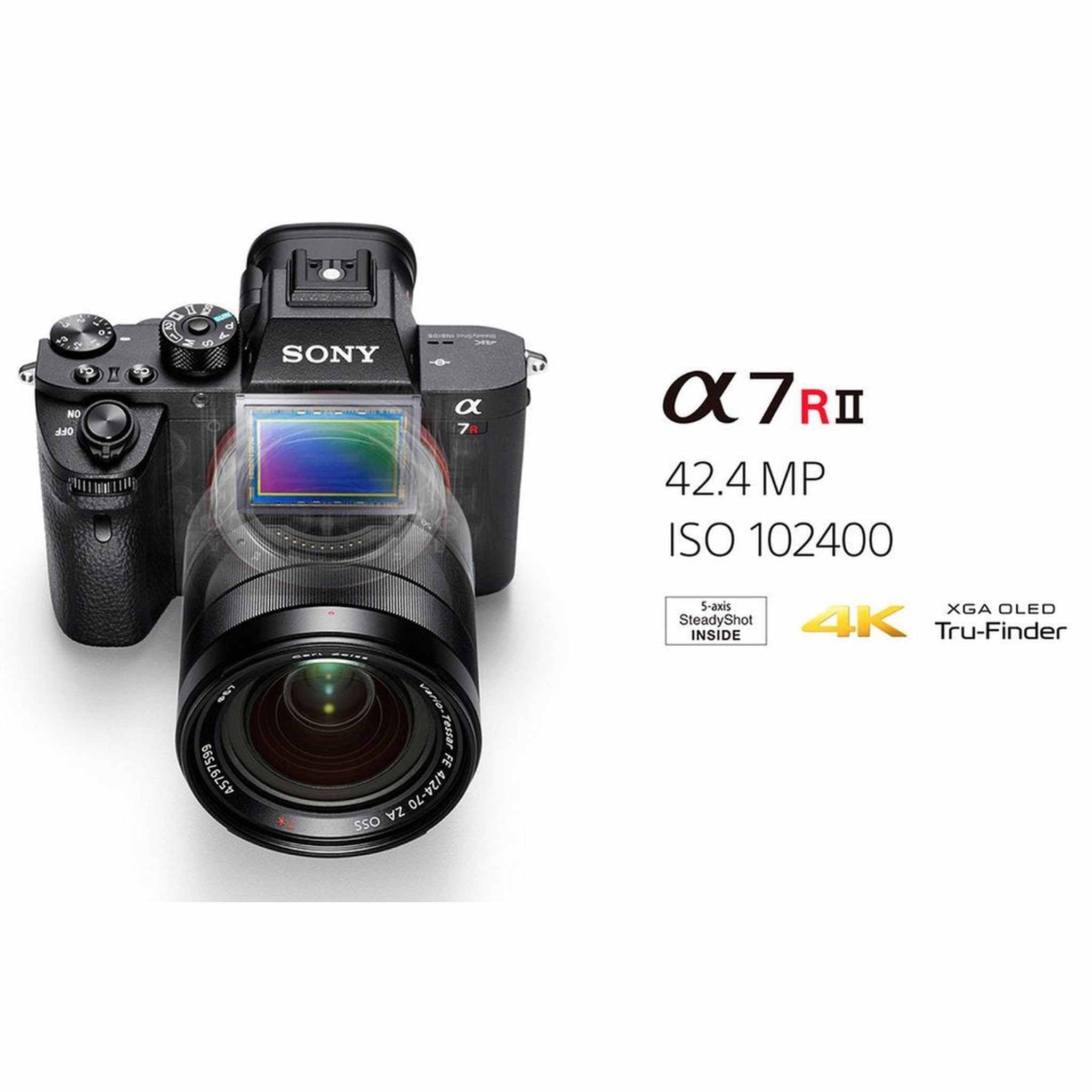 Sony Alpha a7R III Mirrorless Digital Camera with Sony FE 28-70mm f/3.5-5.6 OSS Lens + Sony FE 50mm f/1.8 Lens Standard Bundle Sony Pro