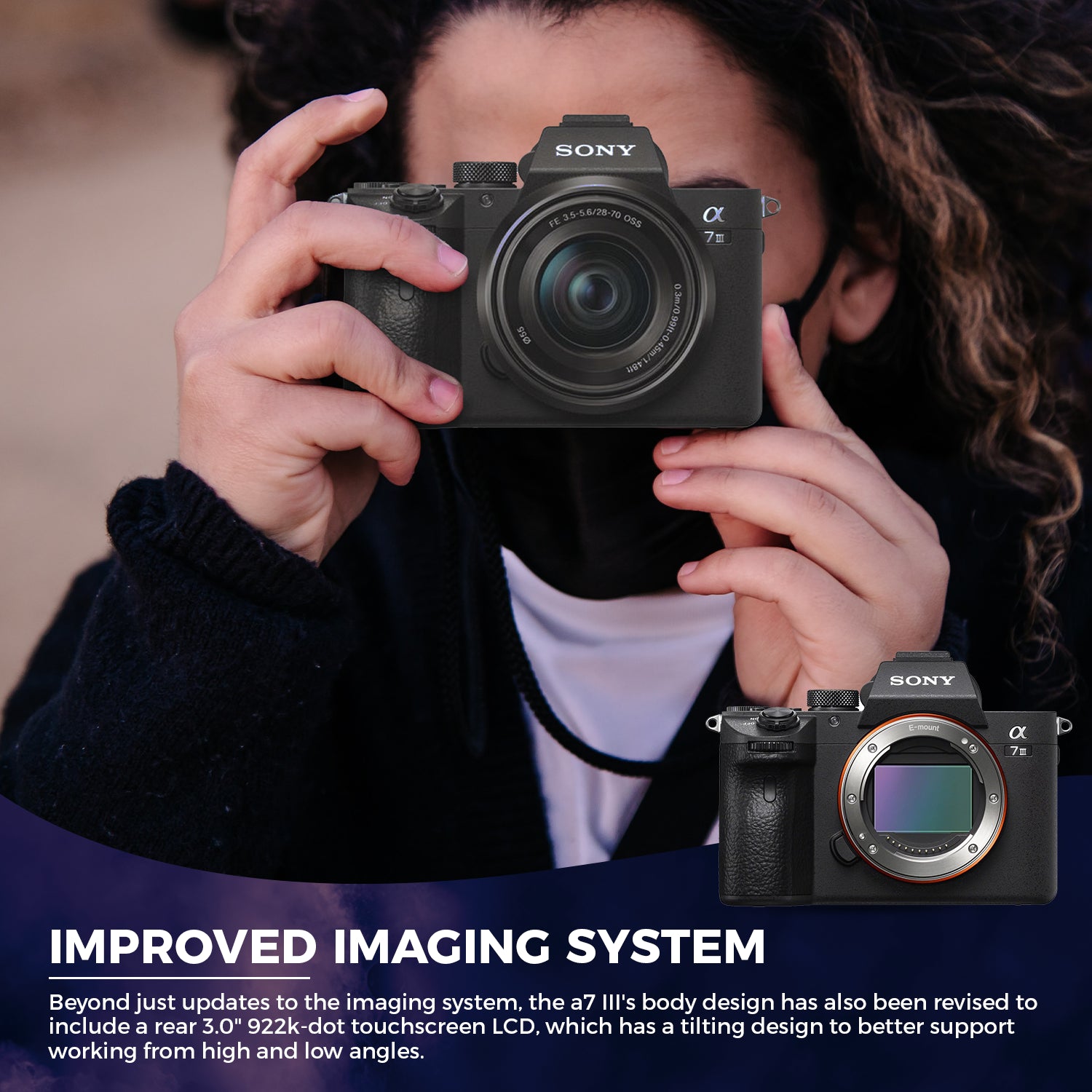 Sony Alpha a7 III Mirrorless Digital Camera with 28-70mm Lens ILCE7M3K/B -