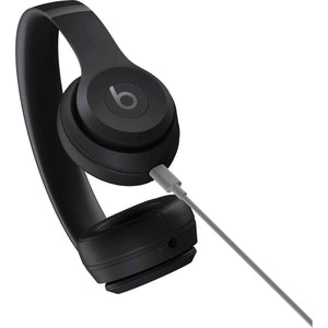 Beats Solo 4 - Wireless Bluetooth On-Ear Headphones, Apple & Android Compatible, Up to 50 Hours of Battery Life - Matte Black Beats