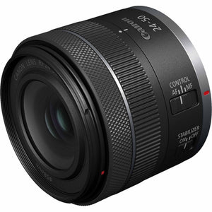 Canon RF24-50mm F4.5-6.3 is STM for Canon Full-Frame Mirrorless RF Mount Cameras, Wide-Angle to Standard Zoom Lens, Compact, Lightweight, Optical Image Stabilization, for Vlogging or Shooting Stills Canon
