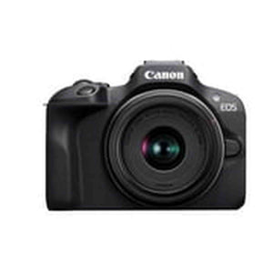 Canon EOS R100 RF-S18-45mm F4.5-6.3 is STM & RF-S55-210mm F5-7.1 is STM Lens Kit, Mirrorless Camera, RF Mount, 24.1 MP, Continuous Shooting, Full HD Video, 4K, Lightweight, Wi-Fi, Content Creation Canon