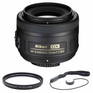 Nikon AF-S DX NIKKOR 35mm f/1.8G Lens with Auto Focus for Nikon DSLR Cameras - Used Nikon
