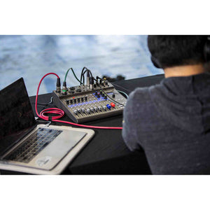 Zoom LiveTrak L-8 Portable 8-Channel Digital Mixer + Headphones, Bundle