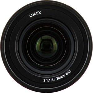 Panasonic LUMIX S Series Camera Lens, 24mm F1.8 L-Mountt Interchangeable Lens for Mirrorless Full Frame Digital Cameras, S-S24 Panasonic
