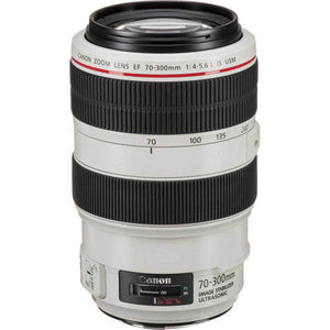 Canon EF 70-300mm f/4-5.6L IS USM Lens Bundle with Cleaning Kit, Filter Kit, and Padded Lens Case International Model - Used Canon