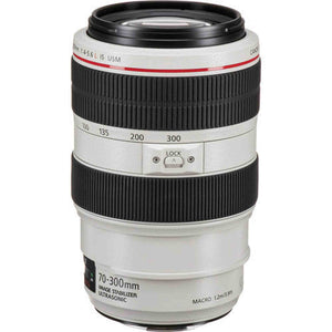 Canon EF 70-300mm f/4-5.6L IS USM Lens Bundle with Cleaning Kit, Filter Kit, and Padded Lens Case International Model - Used Canon