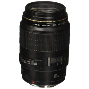 Canon 4657A006-cr EF 100mm F/2.8 Macro USM Fixed Lens for SLR Cameras - Reconditioned Canon